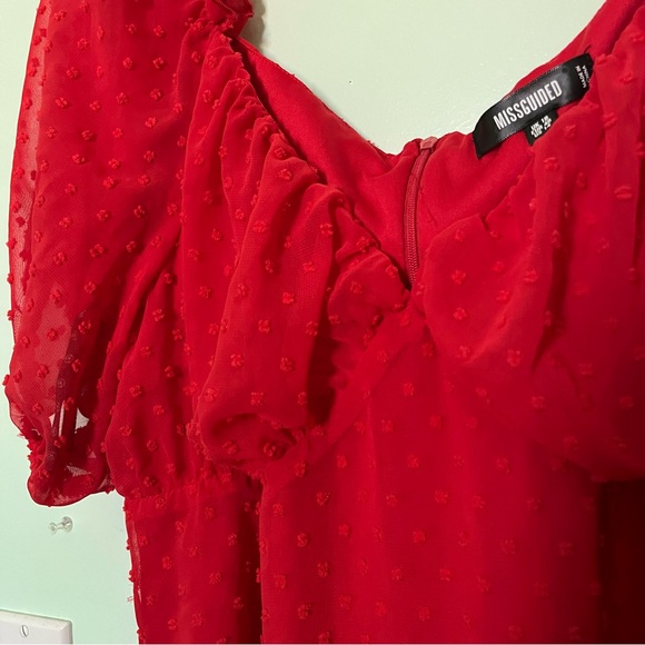 Red Summer Dress - Picture 3 of 4